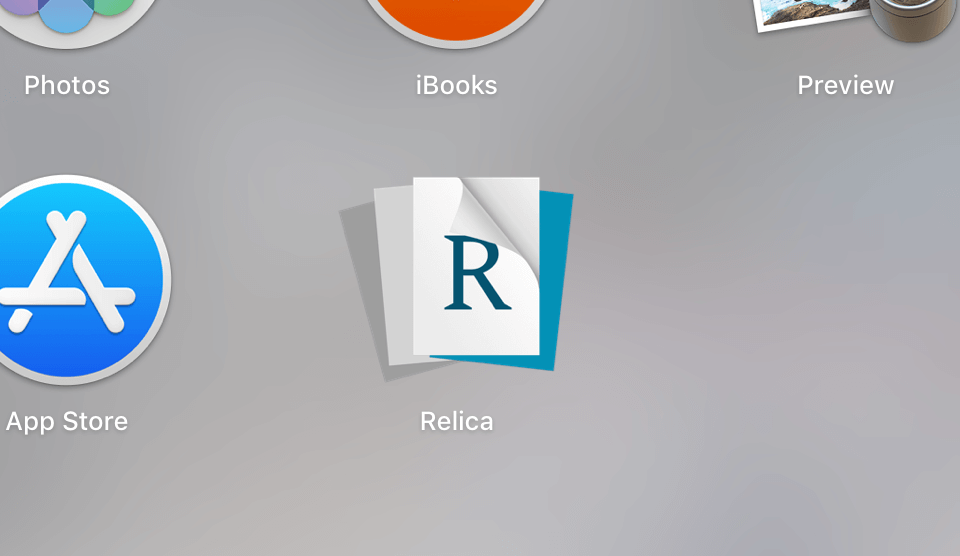 Run Relica using Launchpad.